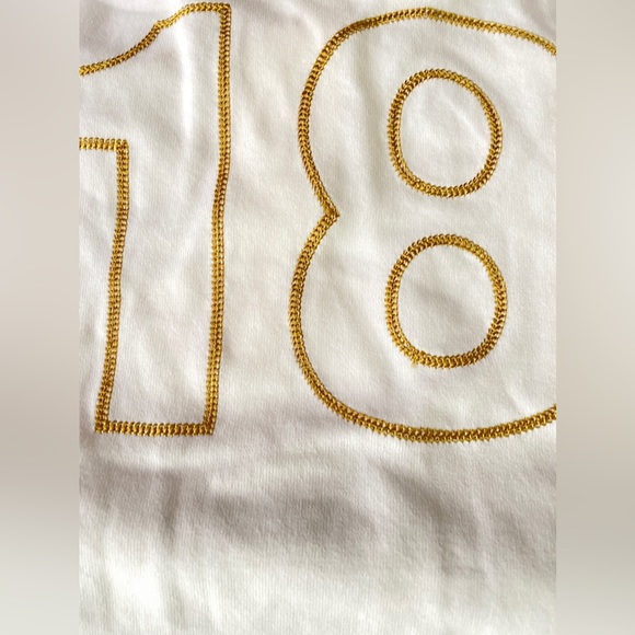 Gicoo Cream White cotton golf polo shirt Long sleeve Women's M Free shoulder New - Picture 6 of 17